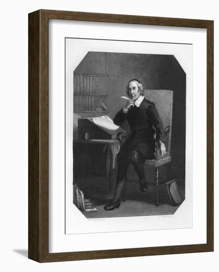 Joost Van Den Vondel, 17th Century Dutch Poet and Dramatist, C1870-H Sluyter-Framed Giclee Print