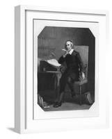 Joost Van Den Vondel, 17th Century Dutch Poet and Dramatist, C1870-H Sluyter-Framed Giclee Print