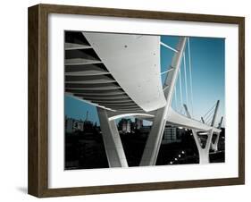 Jordan, Amman, Amman Suspension Bridge-Walter Bibikow-Framed Photographic Print