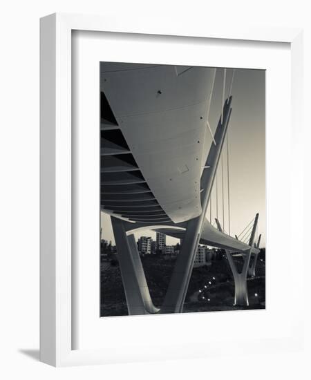 Jordan, Amman, Amman Suspension Bridge-Walter Bibikow-Framed Photographic Print