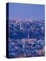 Jordan, Amman, Elevated View of Jebel Amman-Walter Bibikow-Stretched Canvas