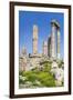 Jordan, Amman, the Citadel. the Ruins of the Temple of Hercules-Nigel Pavitt-Framed Photographic Print