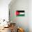 Jordan Flag Design with Wood Patterning - Flags of the World Series-Philippe Hugonnard-Stretched Canvas displayed on a wall