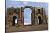 Jordan, Jerash, Main Entrance of Hadrian's Arch-Claudia Adams-Stretched Canvas