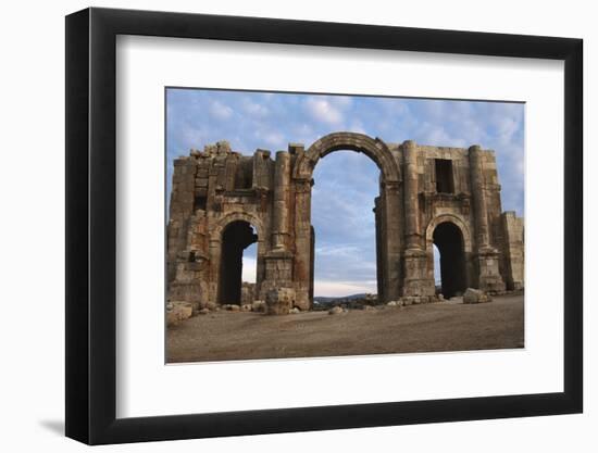 Jordan, Jerash, Main Entrance of Hadrian's Arch-Claudia Adams-Framed Photographic Print