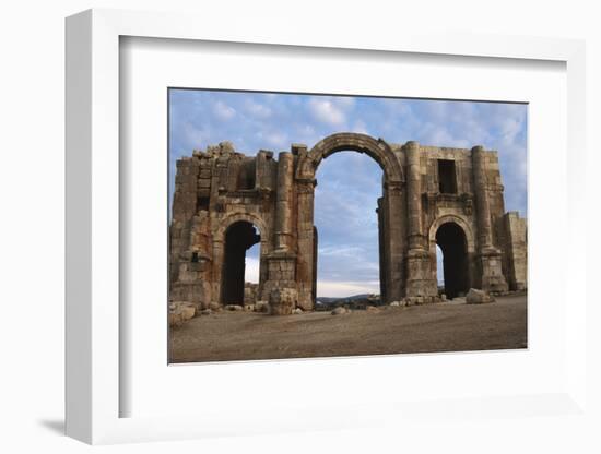 Jordan, Jerash, Main Entrance of Hadrian's Arch-Claudia Adams-Framed Photographic Print