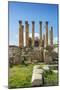 Jordan, Jerash. the Ruins of the Sacred Temple of Artemis in the Ancient Roman City of Jerash.-Nigel Pavitt-Mounted Photographic Print