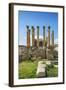 Jordan, Jerash. the Ruins of the Sacred Temple of Artemis in the Ancient Roman City of Jerash.-Nigel Pavitt-Framed Photographic Print