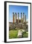 Jordan, Jerash. the Ruins of the Sacred Temple of Artemis in the Ancient Roman City of Jerash.-Nigel Pavitt-Framed Photographic Print