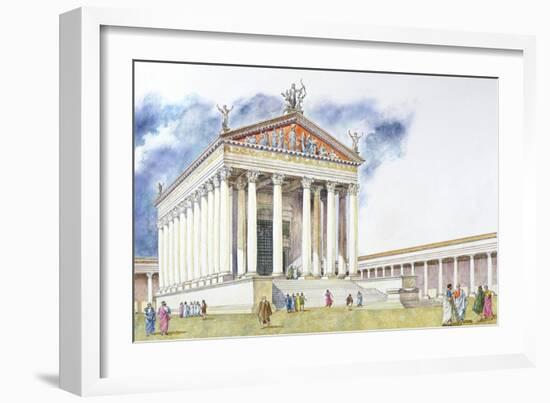 Jordan, Jerash-null-Framed Giclee Print