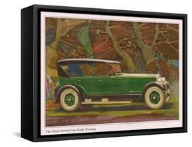 Jordan Line Eight Touring Car, Magazine Advertisement, USA, 1925-null-Framed Stretched Canvas