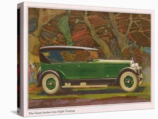 Jordan Line Eight Touring Car, Magazine Advertisement, USA, 1925-null-Stretched Canvas