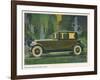 Jordan Line Eight Victoria Car, Magazine Advertisement, USA, 1925-null-Framed Giclee Print