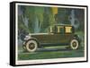 Jordan Line Eight Victoria Car, Magazine Advertisement, USA, 1925-null-Framed Stretched Canvas