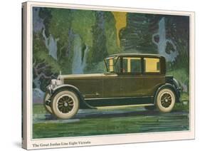 Jordan Line Eight Victoria Car, Magazine Advertisement, USA, 1925-null-Stretched Canvas