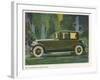 Jordan Line Eight Victoria Car, Magazine Advertisement, USA, 1925-null-Framed Giclee Print