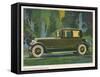 Jordan Line Eight Victoria Car, Magazine Advertisement, USA, 1925-null-Framed Stretched Canvas