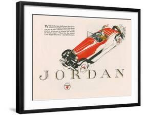 Jordan, Magazine Advertisement, USA, 1925-null-Framed Giclee Print