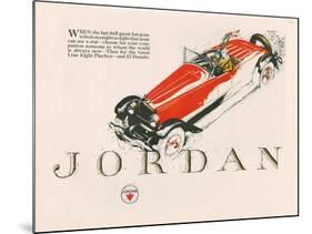 Jordan, Magazine Advertisement, USA, 1925-null-Mounted Giclee Print