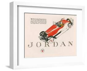 Jordan, Magazine Advertisement, USA, 1925-null-Framed Premium Giclee Print