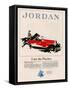 Jordan, Magazine Advertisement, USA, 1926-null-Framed Stretched Canvas