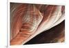 Jordan, Petra, Colorful Patterns in Sandstone Ancient-Claudia Adams-Framed Photographic Print