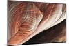 Jordan, Petra, Colorful Patterns in Sandstone Ancient-Claudia Adams-Mounted Photographic Print