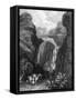 Jordan, Petra, Edom 1835-W Finden-Framed Stretched Canvas