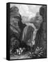 Jordan, Petra, Edom 1835-W Finden-Framed Stretched Canvas