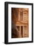 Jordan, Petra. Looking thru the narrow canyon leading towards the face of the Treasury.-Greg Probst-Framed Photographic Print