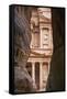 Jordan, Petra. the Siq Is the Main Entrance to the Ancient Nabataean City of Petra. Al Khazneh-Nigel Pavitt-Framed Stretched Canvas