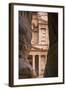 Jordan, Petra. the Siq Is the Main Entrance to the Ancient Nabataean City of Petra. Al Khazneh-Nigel Pavitt-Framed Photographic Print