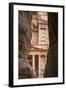 Jordan, Petra. the Siq Is the Main Entrance to the Ancient Nabataean City of Petra. Al Khazneh-Nigel Pavitt-Framed Photographic Print