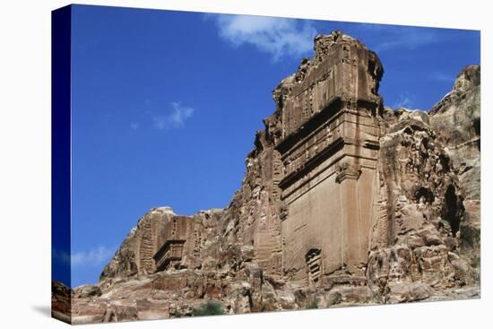 Jordan, Petra, Tomb of Aneishu Ancient City-Claudia Adams-Stretched Canvas