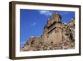 Jordan, Petra, Tomb of Aneishu Ancient City-Claudia Adams-Framed Photographic Print