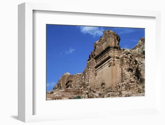 Jordan, Petra, Tomb of Aneishu Ancient City-Claudia Adams-Framed Photographic Print