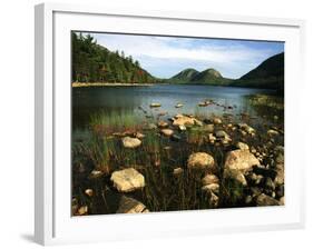 Jordan Pond and the Bubbles Mountain, Acadia National Park, Maine, USA-Adam Jones-Framed Photographic Print