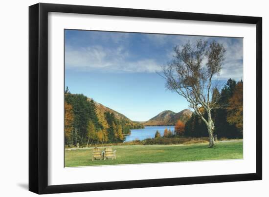 Jordan Pond in Autumn, Acadia National Park-Vincent James-Framed Photographic Print