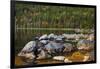 Jordan Pond in Evening Light in Autumn, Acadia National Park, Maine, USA-Michel Hersen-Framed Photographic Print