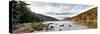 Jordan Pond Panorama-Larry Malvin-Stretched Canvas