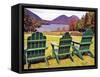 Jordan Pond View, Acadia National Park, Maine-George Oze-Framed Stretched Canvas