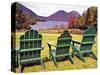 Jordan Pond View, Acadia National Park, Maine-George Oze-Stretched Canvas