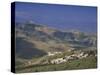 Jordan Valley Town of Maalei Ephraim, with Mount Sartaba in Background, Israel, Middle East-Simanor Eitan-Stretched Canvas