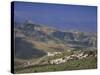 Jordan Valley Town of Maalei Ephraim, with Mount Sartaba in Background, Israel, Middle East-Simanor Eitan-Stretched Canvas