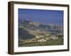 Jordan Valley Town of Maalei Ephraim, with Mount Sartaba in Background, Israel, Middle East-Simanor Eitan-Framed Photographic Print