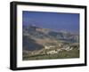 Jordan Valley Town of Maalei Ephraim, with Mount Sartaba in Background, Israel, Middle East-Simanor Eitan-Framed Photographic Print