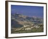 Jordan Valley Town of Maalei Ephraim, with Mount Sartaba in Background, Israel, Middle East-Simanor Eitan-Framed Photographic Print