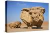 Jordan, Wadi Rum. a Free-Standing Sandstone Feature known as the Bedouin Cow in Wadi Rum.-Nigel Pavitt-Stretched Canvas