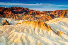 Sunrise at Zabriskie Point in Death Valley National Park, California-Jordana Meilleur-Mounted Photographic Print