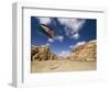 Jordanian Flag, Jordan, Middle East-Sergio Pitamitz-Framed Photographic Print